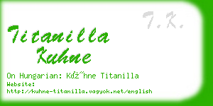 titanilla kuhne business card